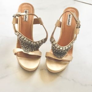 Jewelled Platform Wedges